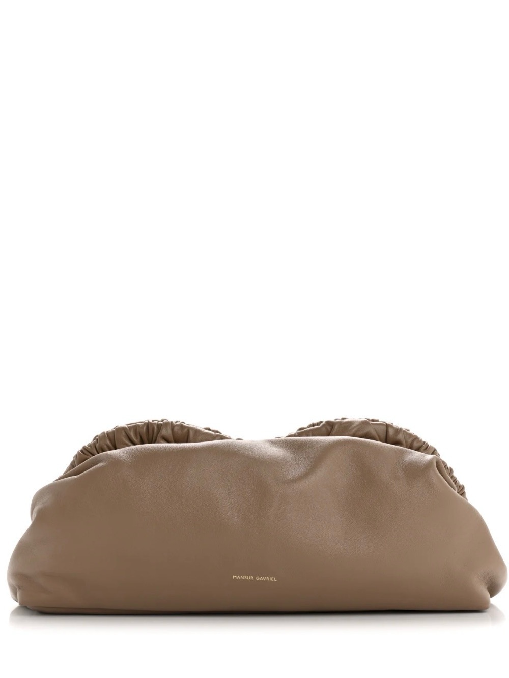 Mansur Gavriel Oversized Cloud Clutch - Biscotto